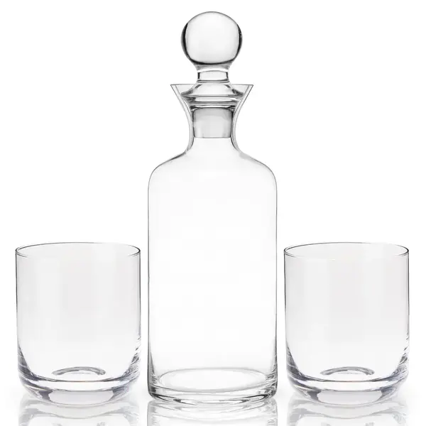 Viski Set Of Decanter And Whiskey Glasses "Modern"