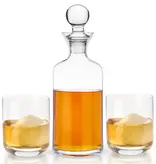 Viski Viski Set Of Decanter And Whiskey Glasses "Modern"