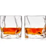 Viski Verres à whisky "Froissé" 280ml, Ens/2 de Viski