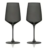 Viski Viski Smoke Gray Wine Glasses, Set of 2