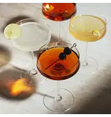 Viski Viski "Julien" Cocktail Glasses in Crystal, Set of 4