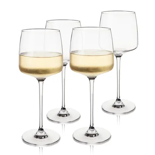 Viski Viski "Julien" Chardonnay Wine Glasses, Set of 4