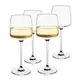 Viski "Julien" Chardonnay Wine Glasses, Set of 4