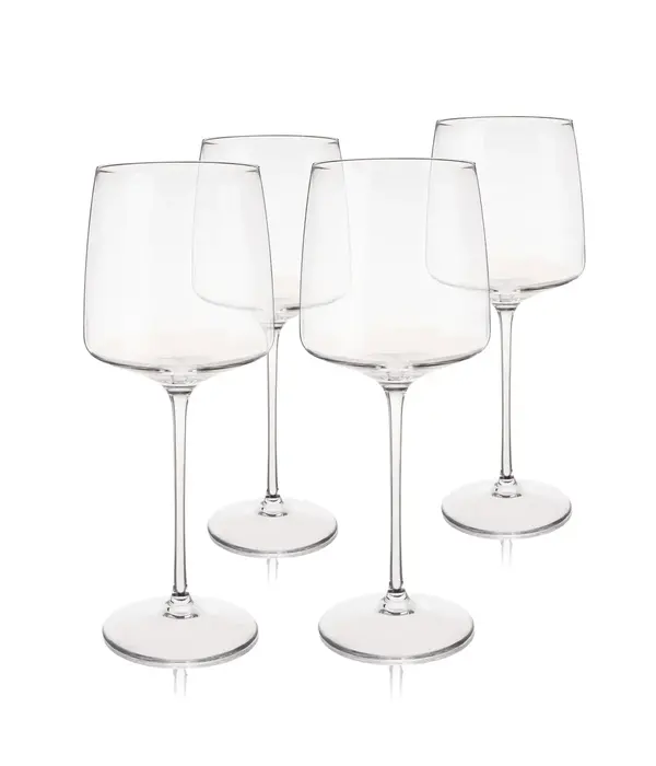 Viski Viski "Julien" Bordeaux Wine Glasses, Set of 4