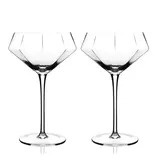 Viski Viski "Seneca" Martini Glasses, Set of 2