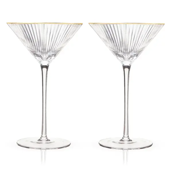 Viski Meridian Martini Glasses, Set of 2