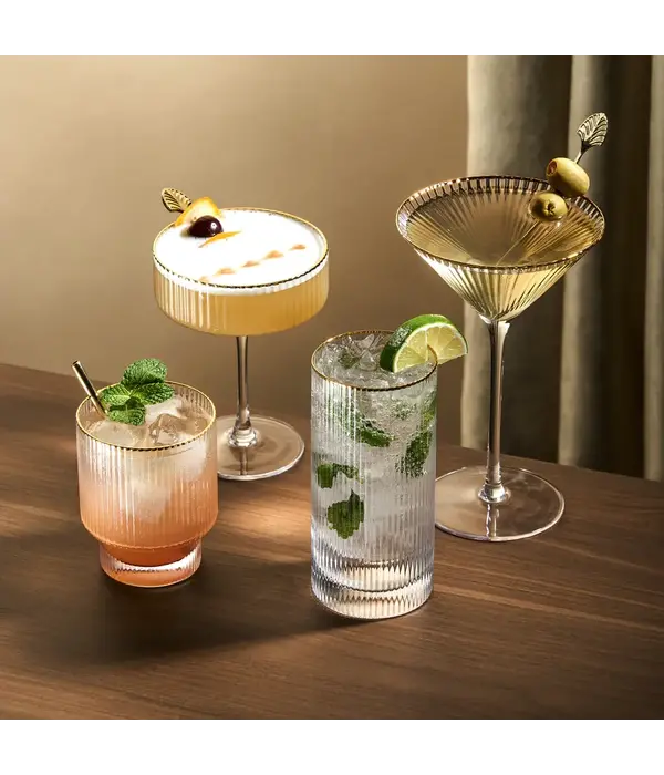 Viski Viski Meridian Martini Glasses, Set of 2