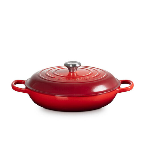 Le Creuset Le Creuset 3.5 L Cerise Cast Iron Braiser