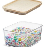 iDesign Rosanna Pansino 3.5-Cup Canister with Wood Lid