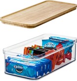 iDesign Contenant Transparent avec Couvercle 6x12.5" Rosanna Pansino de iDesign
