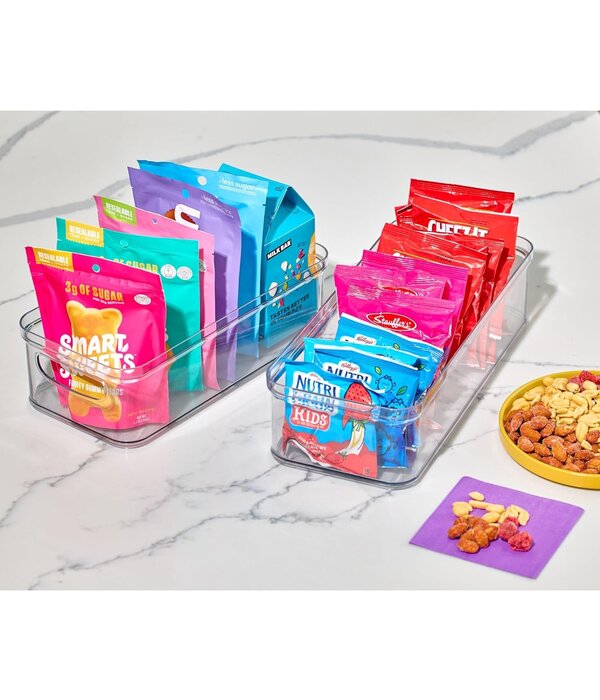 iDesign Contenant Transparent avec Couvercle 6x12.5" Rosanna Pansino de iDesign
