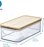 iDesign Contenant Transparent avec Couvercle 6x12.5" Rosanna Pansino de iDesign