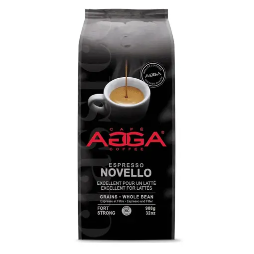 Café en grains Espresso Novello 908g de Agga