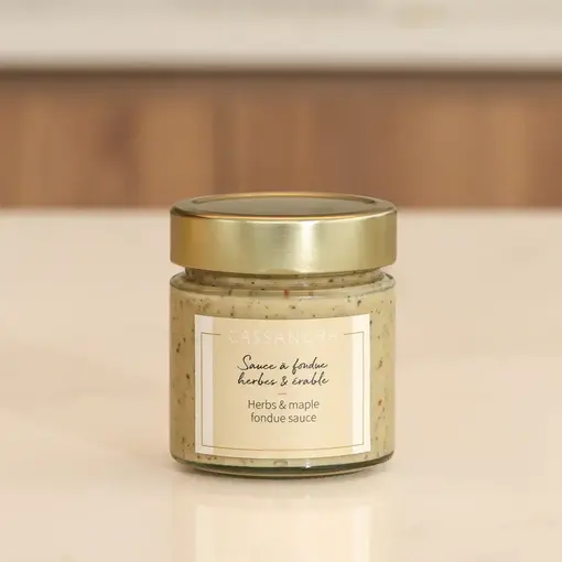 Cassandra Loignon Sauce à fondue herbes et érable 212 ml de Cassandra Loignon