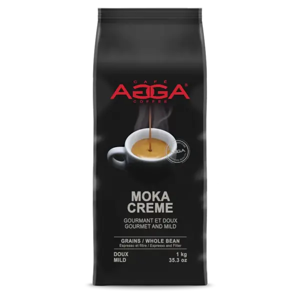 Café en grains Moka crème 1kg de Agga