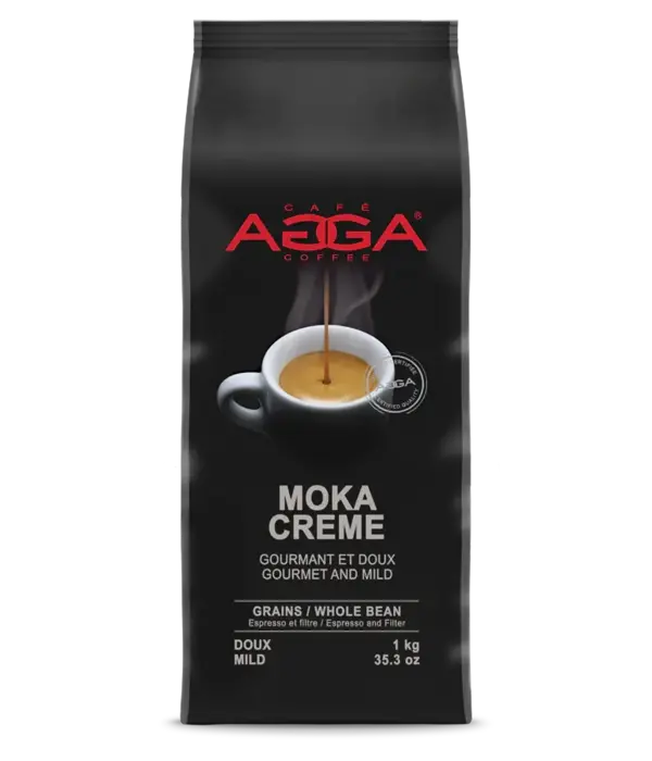 Café en grains Moka crème 1kg de Agga