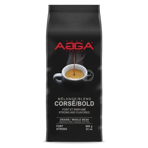 Café en grains mélange Corsé 908gr de Agga