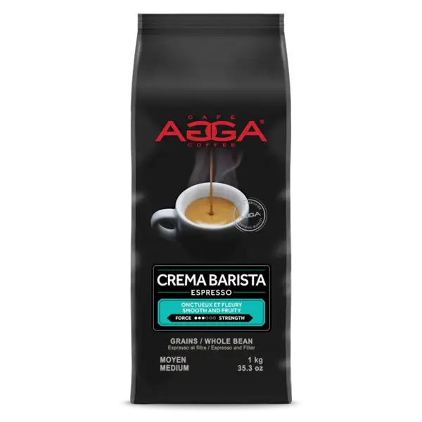Café en grains Crema Barista 1kg de Agga