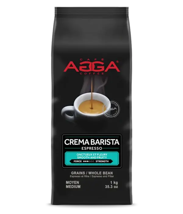 Agga Crema Barista Whole Coffee Beans 1kg