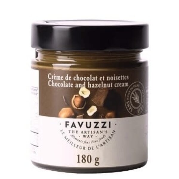 Crème de chocolat et noisettes 180g de Favuzzi