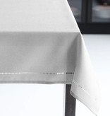 Harman Harman Hemstitch Table Cloth 52x70, Light Grey