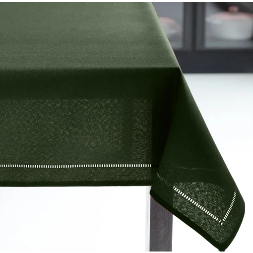 Harman Nappe de table à ourlet 60x90, Vert Forêt de Harman