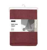 Harman Harman Round Hemstitch Table Cloth 70"R, Red Wine