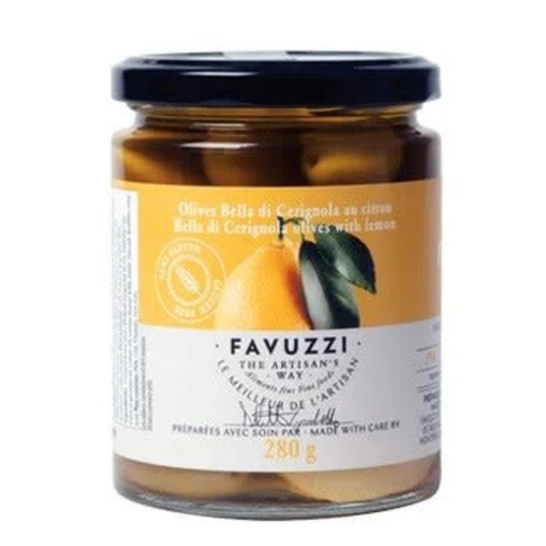 Favuzzi Bella di Cerignola Olives with Lemon 280g