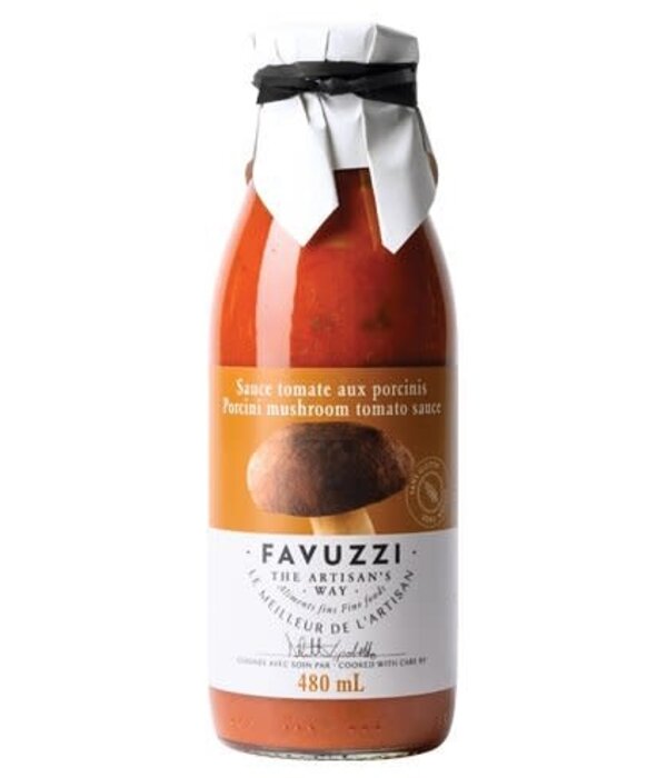 Favuzzi Sauce Tomate aux Porcinis 480ml de Favuzzi