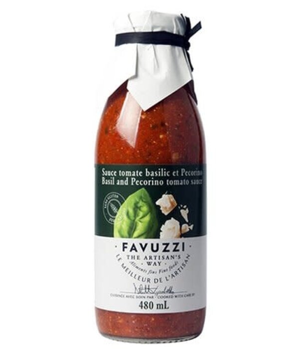 Favuzzi Favuzzi Basil and Pecorino Tomato Sauce 480ml
