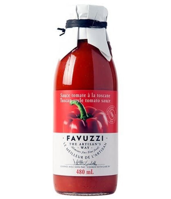 Favuzzi Sauce Tomate à la Toscane 480ml de Favuzzi