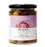 Favuzzi Favuzzi Spicy Olive Mix with Garlic 280g
