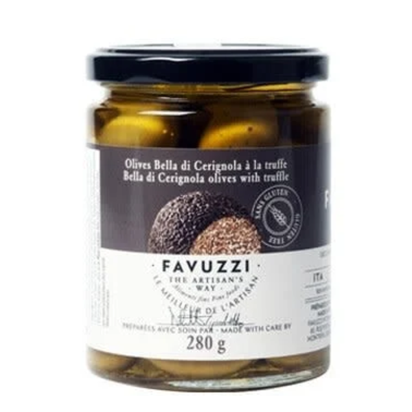 Olives Bella Di Cerignola à la Truffe 280g de Favuzzi