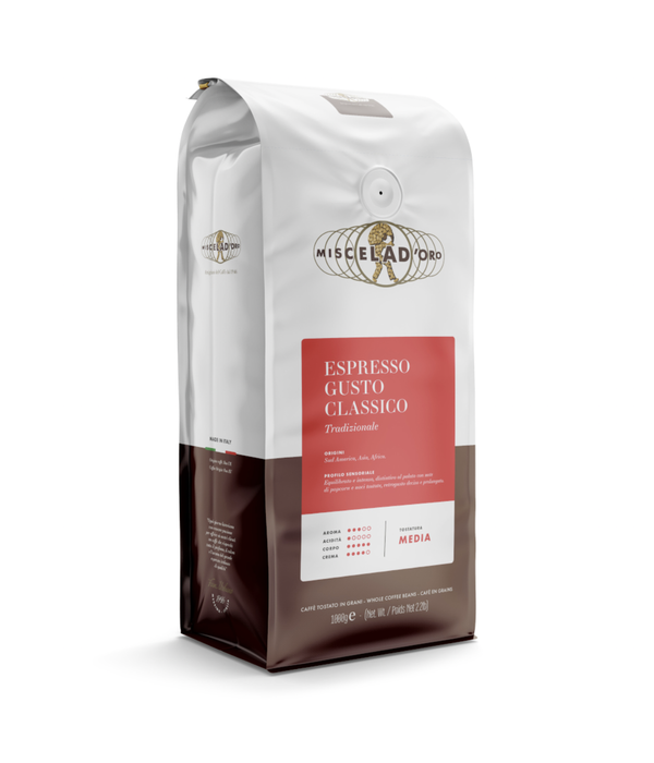 Miscela d'Oro Miscela D'Oro Gusto Classico Espresso Whole Bean Coffee 1kg