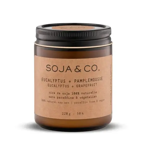 Soja & Co. Bougie Eucalyptus + Pamplemousse de Soja & Co.
