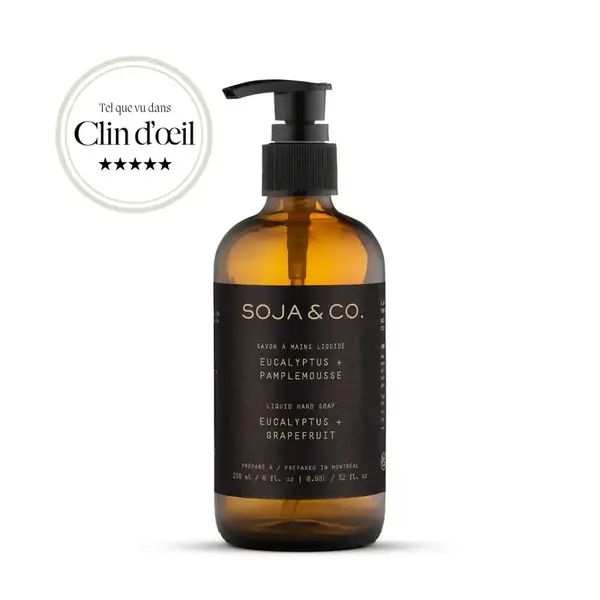 Soja & Co. Liquid Hand Soap Eucalyptus + Grapefruit, 238ml