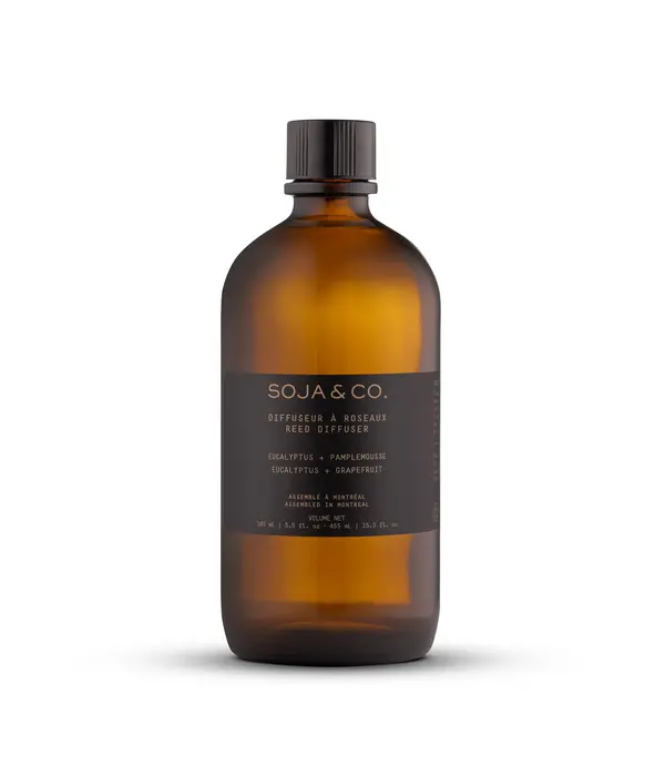 Soja & Co. Diffuseur à Roseaux Eucalyptus + Pamplemousse, 120ml de Soja & Co.