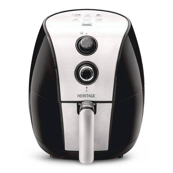 Heritage Electric Air Fryer, Black, 3.2L