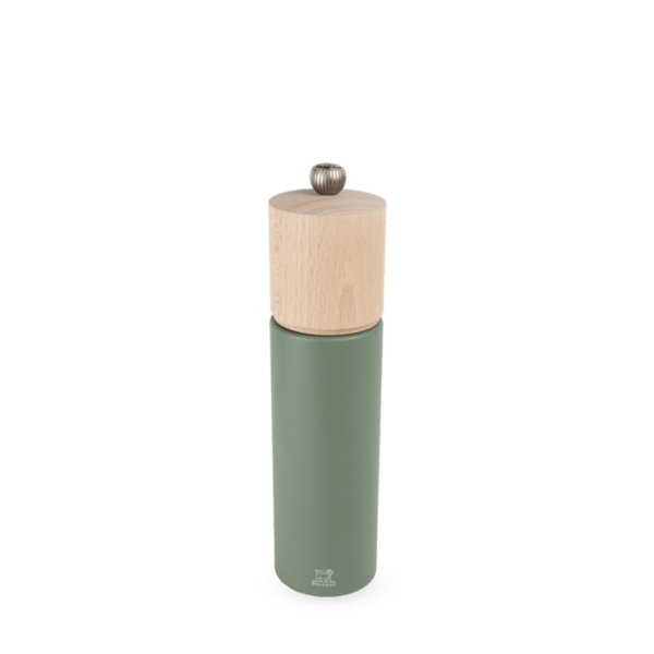 Peugeot Manual Beech Wood Pepper Mill "Boreal" Fern Green, 21cm