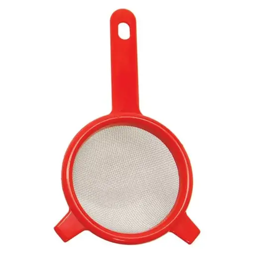 Starfrit Starfrit Strainer with Handle 10 cm, Red