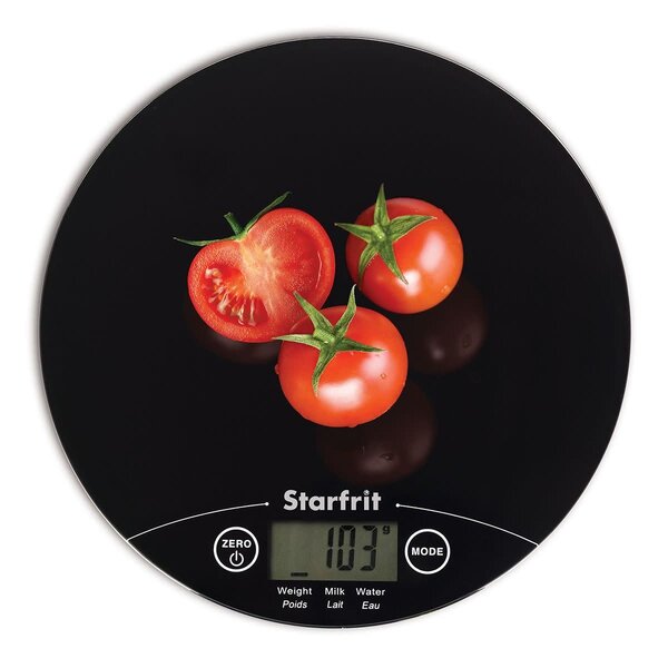 Balance de cuisine numérique noire de Starfrit