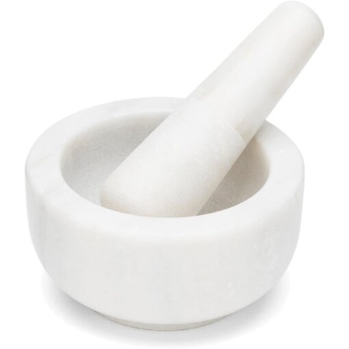 Fox Run Fox Run White marble mortar and pestle