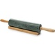 Fox Run Green Marble Rolling Pin with Base