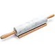 Fox Run White Marble Rolling Pin with Base