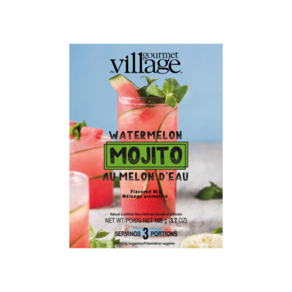 Mélange à cocktail Mojito au melon d'eau de Gourmet du Village