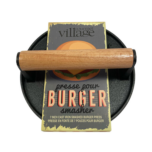 Gourmet du Village 7" Cast Iron Burger Smasher