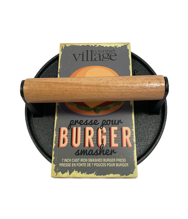 Gourmet du Village Presse pour burger en fonte 7" de Gourmet du Village