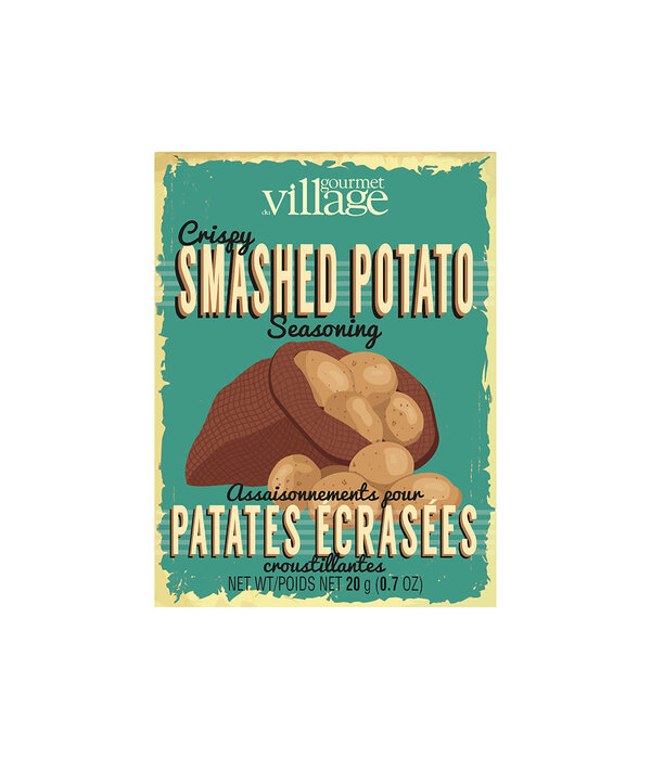 Gourmet du Village Assaisonnement pour patates écrasées croustillantes de Gourmet du Village