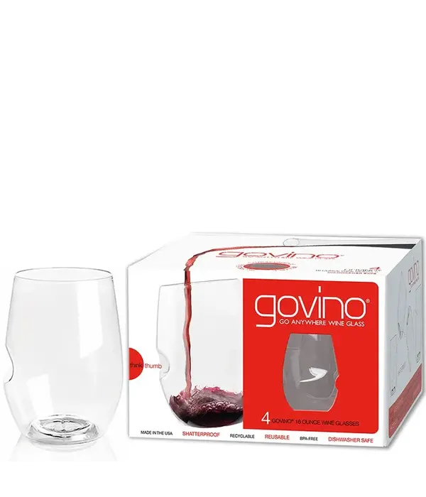 Cuisivin "Govino" Shatterproof Red Wine Glasses, Set of 4