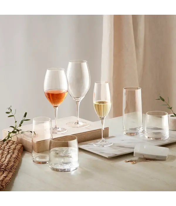 Pearl Drop Red Wine Glasses 475ml, Set of 4